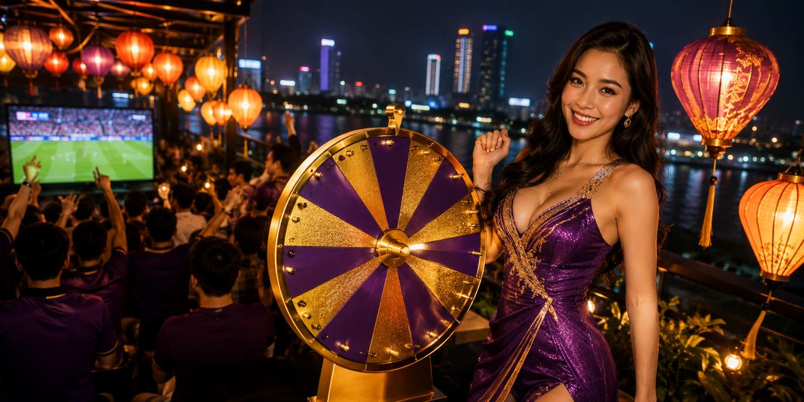 Người chơi roulette tại Hà Nội bên đèn lồng truyền thống trong không khí lễ hội