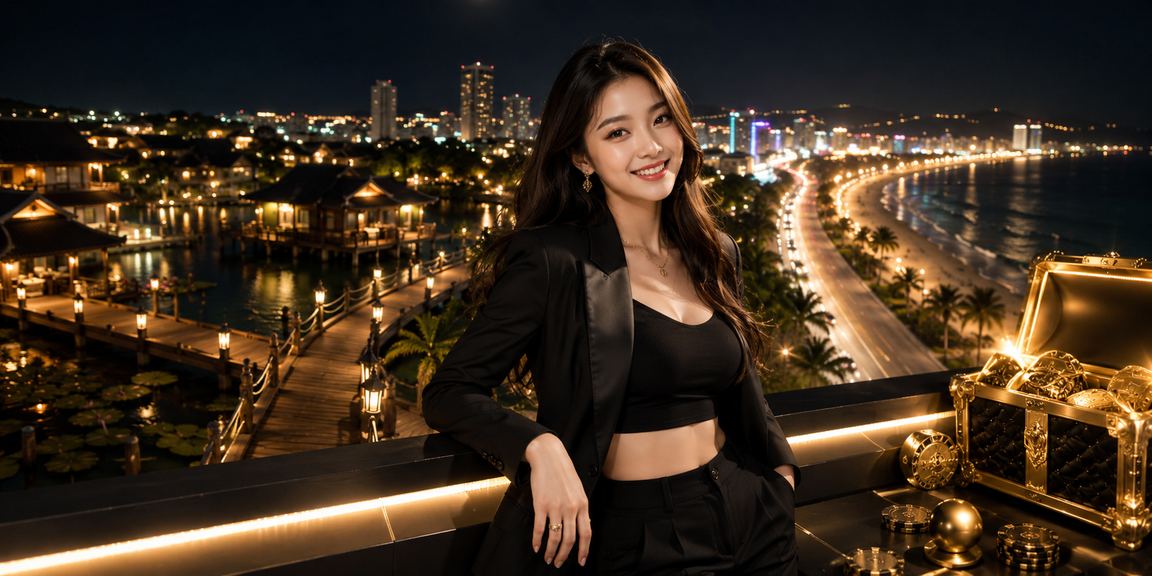 Khu giải trí casino tại bãi biển Mũi Né với không khí nghỉ dưỡng sôi động